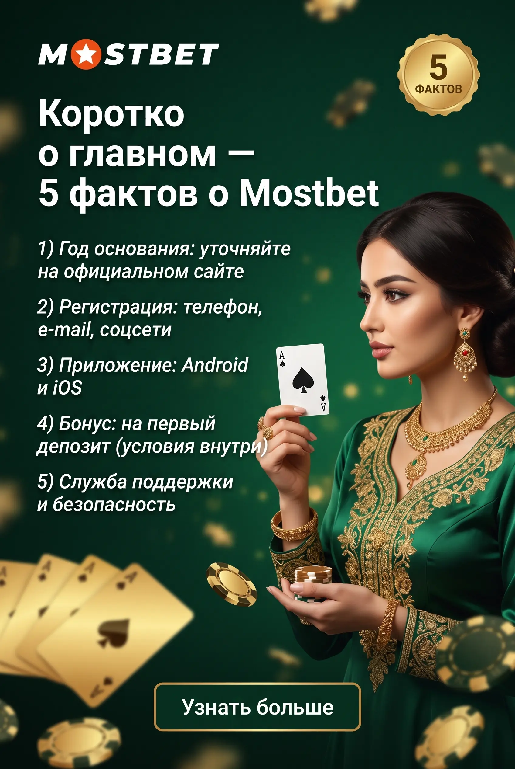 Коротко о главном: вопросы про Mostbet