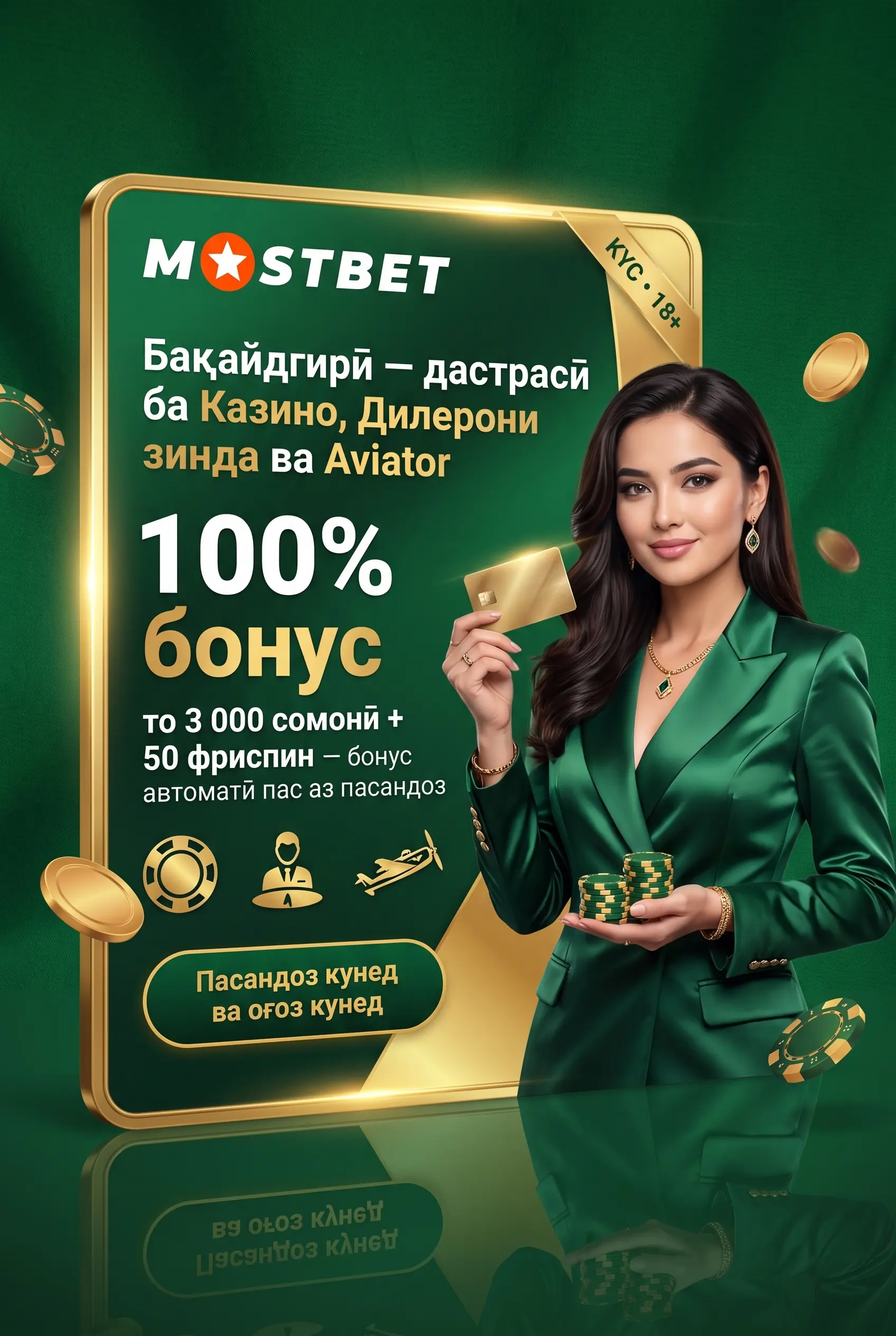 Ҳисоби Mostbet ва зарурати сабти ном
